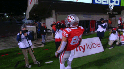 Go Utes Tapping Head Gear GIF