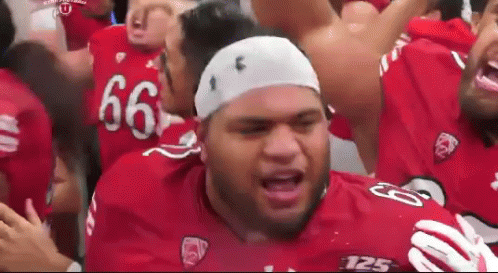 Go Utes Utah Football Team Celebrating GIF