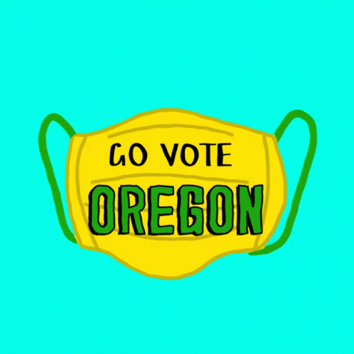 Go Vote Oregon Digital Art GIF