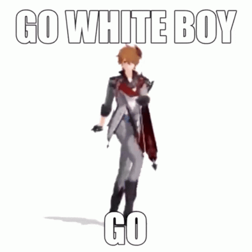 Go White Boy Go Childe Tartaglia GIF