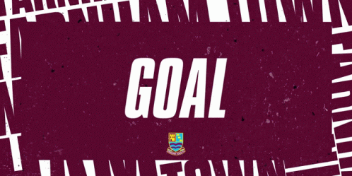 Goal On Red Background GIF