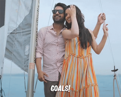 Couple In A Yacht Goals GIF