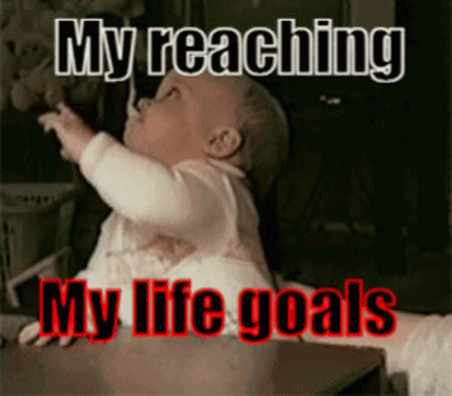 My Reaching My Life Goals Baby GIF