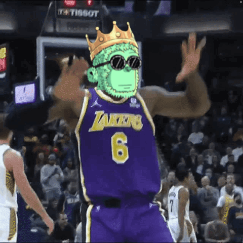 Goat James Green Face Wears Crown GIF