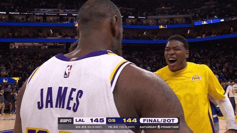 Goat James Team Chest Bump GIF