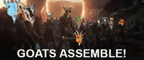 Goat Meme Assemble GIF