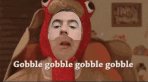 Gobble Gobble Callumn Morrison Face GIF