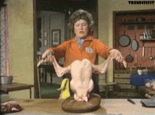 Gobble Gobble Turkey Meat Dance GIF