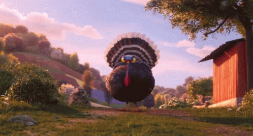 Gobble Gobble Turkey Yelling GIF