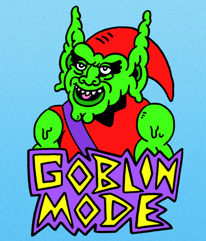 Goblin Mode Dancing Outside Cave GIF