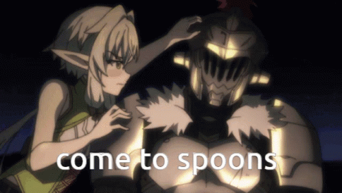 Goblin Slayer Come To Spoons GIF