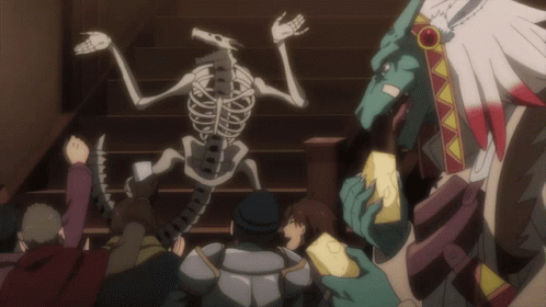 Goblin Slayer Party Scene GIF
