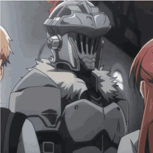 Goblin Slayer Pondering Post GIF