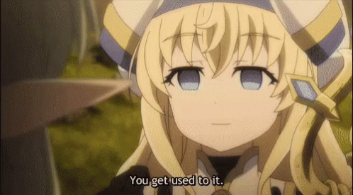 Goblin Slayer Priestess You Get Used To It GIF