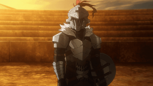 Goblin Slayer Showing Sword GIF