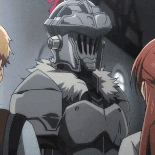 Goblin Slayer Thinking Counting To Five GIF