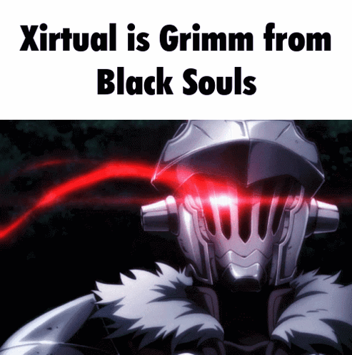 Goblin Slayer Xirtual Is Grimm From Black Souls GIF