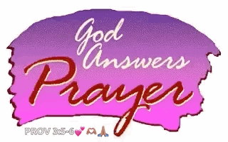 God Answers Prayer Sign GIF
