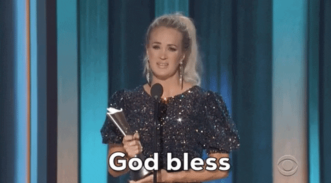 God Bless Carrie Underwood GIF