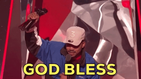 God Bless Chance The Rapper GIF