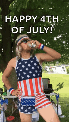 God Bless Happy 4th America GIF