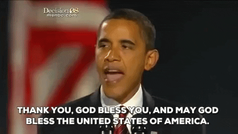 God Bless You America Barrack Obama GIF