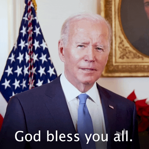 God Bless You America President Joe Biden GIF