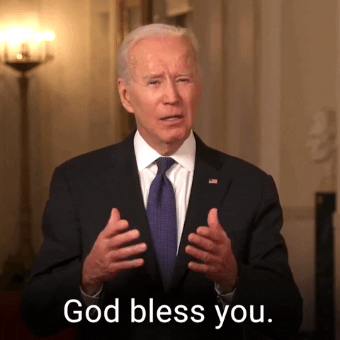 God Bless You Joe Biden GIF