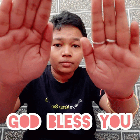 God Bless You Praying Guy GIF