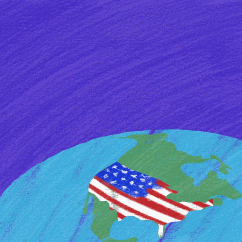 God Brown America Poster With American Flag