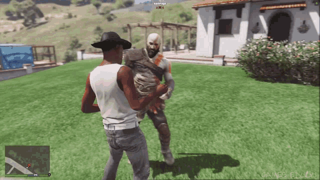 God Of War Kratos Featuring In Gta GIF