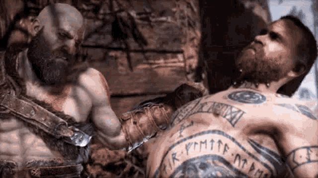 God Of War Strong Deadly Kratos Punch GIF