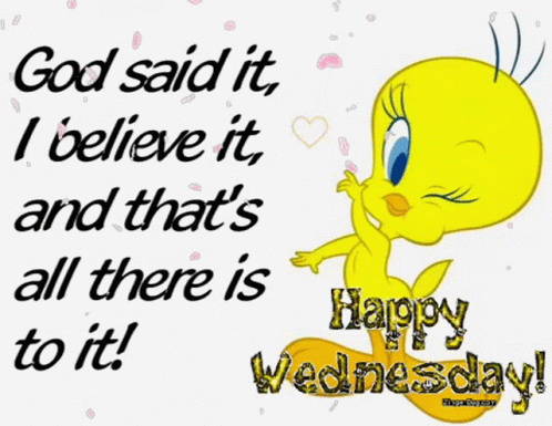 God Said Believe It Happy Blessed Wednesday GIF