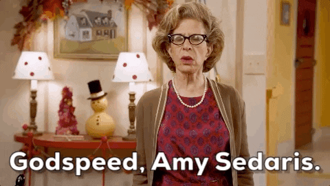 God Speed Amy Sedaris GIF