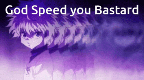 God Speed You Bastard GIF