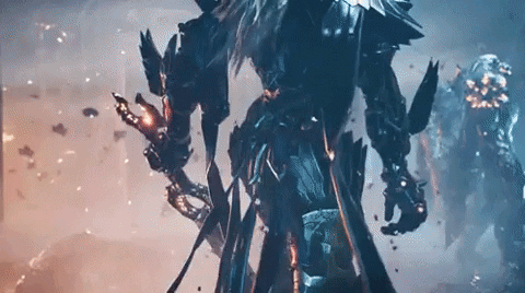 Godfall Powerful Fire Sword GIF