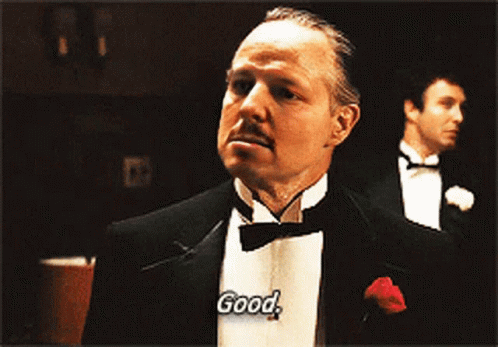 Godfather Nodding Head GIF