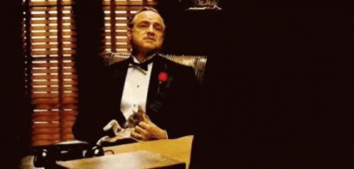 Godfather Marlon Brando Impressing While Holding Cat GIF