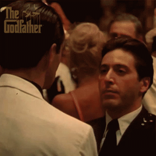Godfather Al Pacino Kiss A Guy GIF