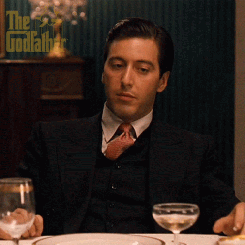 Godfather Al Pacino Saying No GIF