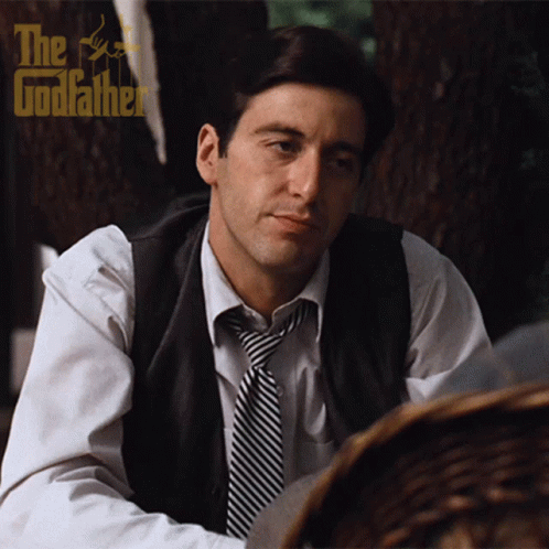 Godfather Al Pacino Nodding Head GIF