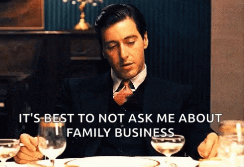Godfather Al Pacino Fearless Looking Eyes GIF
