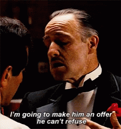 Godfather Talking While Standing GIF