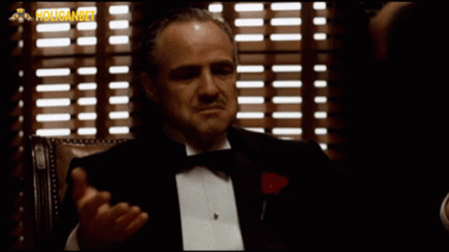 Godfather Marlon Brando Shaking Hands