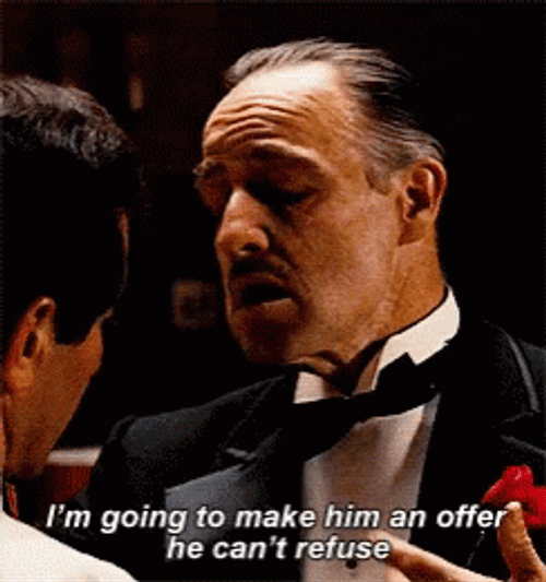 Godfather Talking While Standing