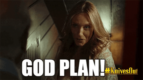 Gods Plan Knives Out GIF