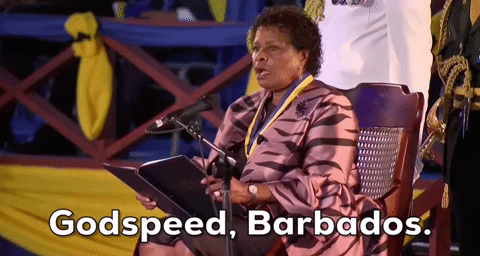 Godspeed Barbados President Sandra Mason GIF