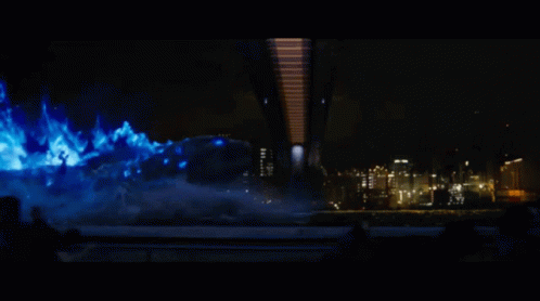 Godzilla 2021 Glowing Blue GIF