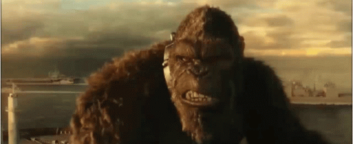Godzilla 2021 Kong Loud Roars GIF
