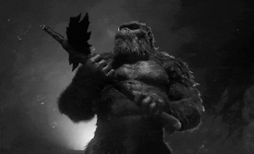 Godzilla 2021 Kong Roars GIF